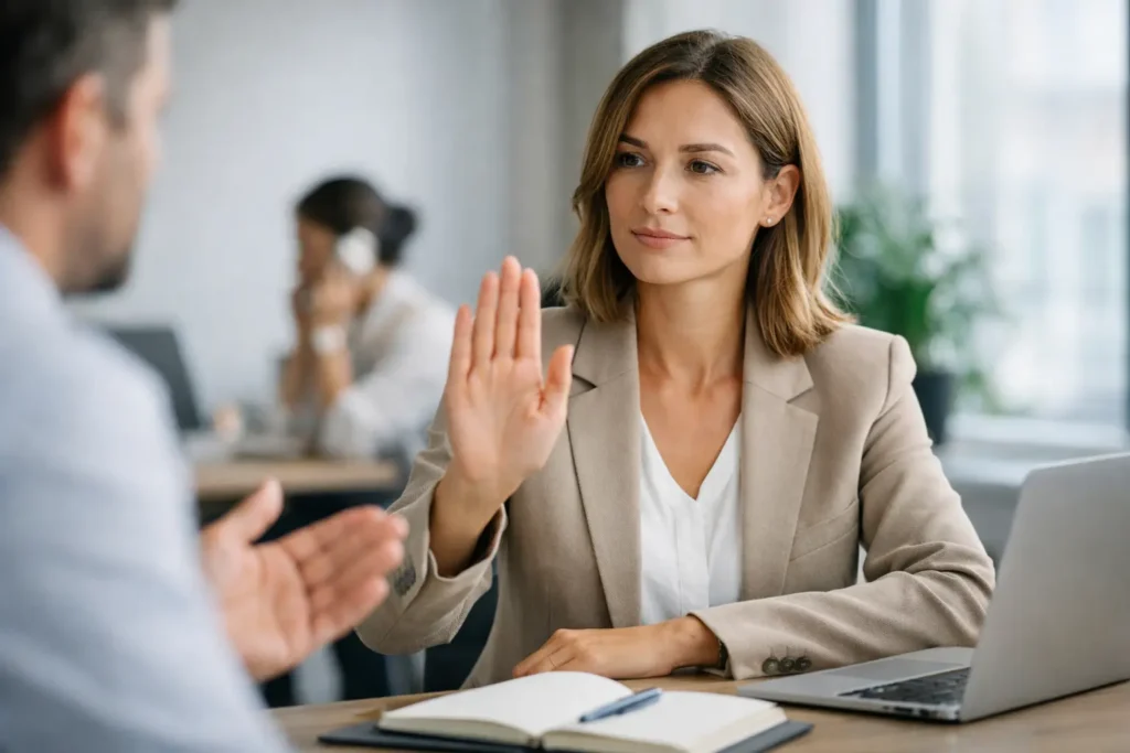 Como definir limites no trabalho sem culpa