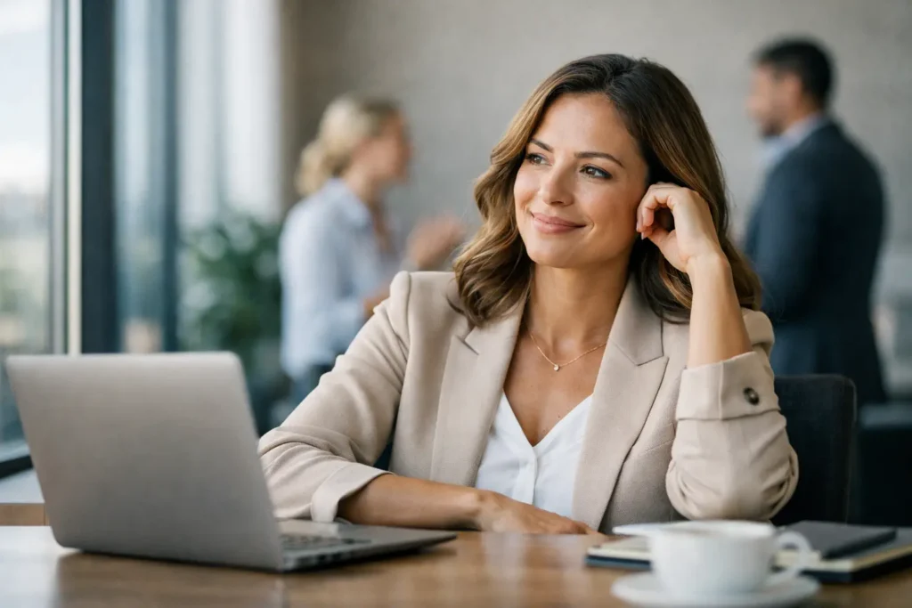 Liderança feminina saudável sem pagar com exaustão